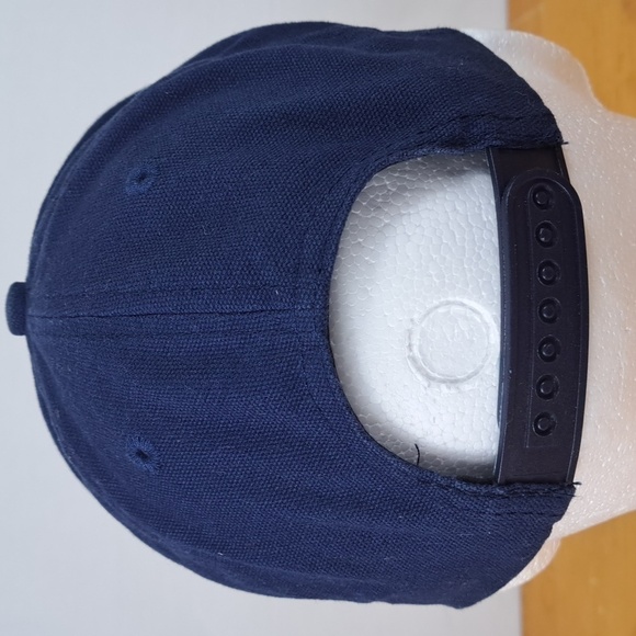 Vintage Y2K Reebok embroidered logo blue & orange casual snap back cap hat - Picture 3 of 7